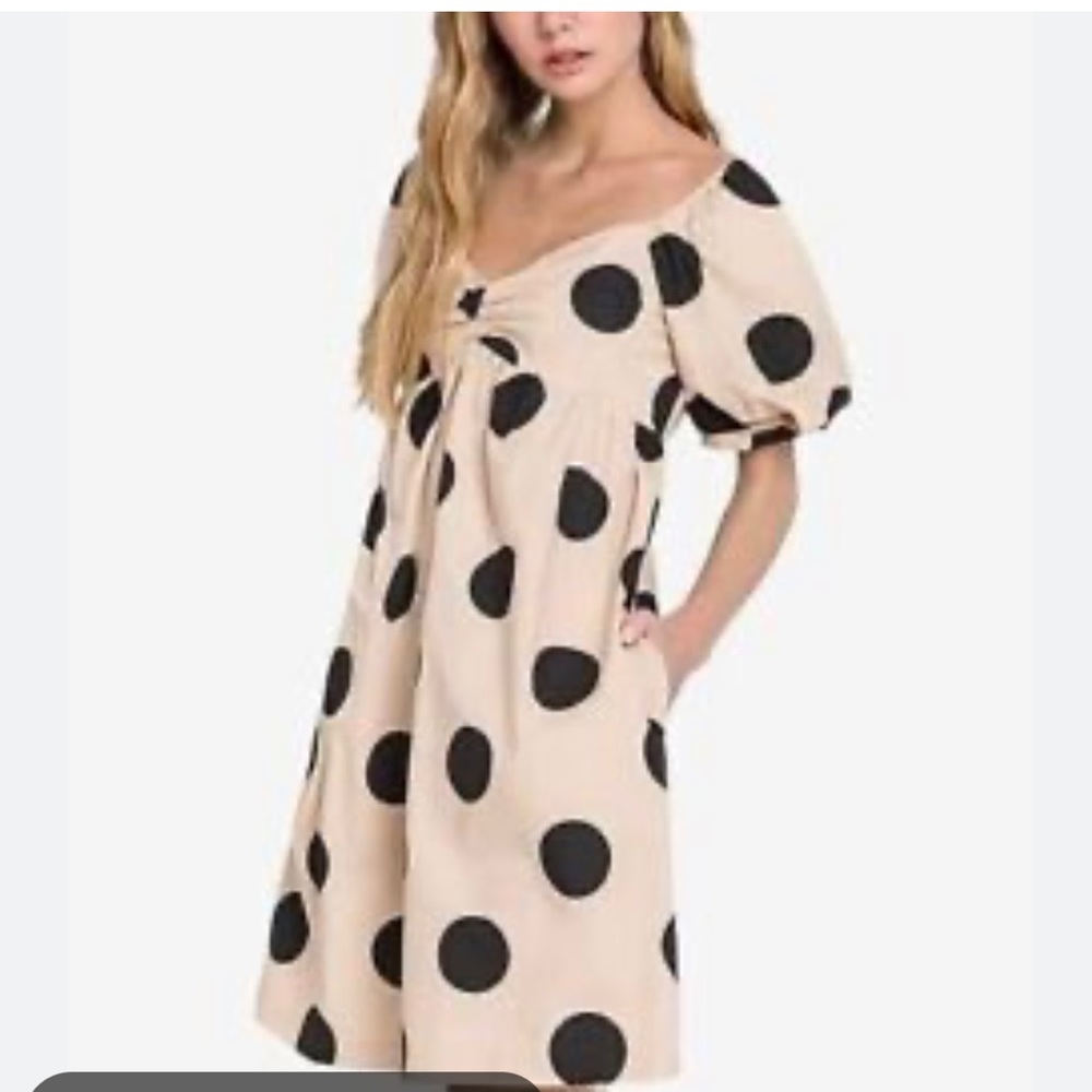 ⭐️SALE⭐️  English Factory polka dot baby doll dress